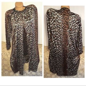 Vintage peignoir set Vanity Fair 1960’s leopard